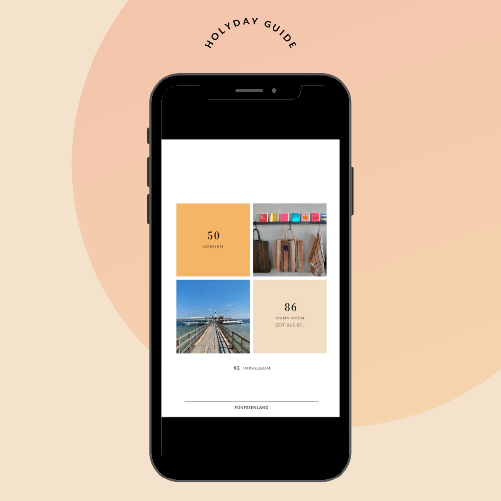 Ansicht Inhalt 2 Holyday Guide Fünfseenland in Bayern als ebook-PDF