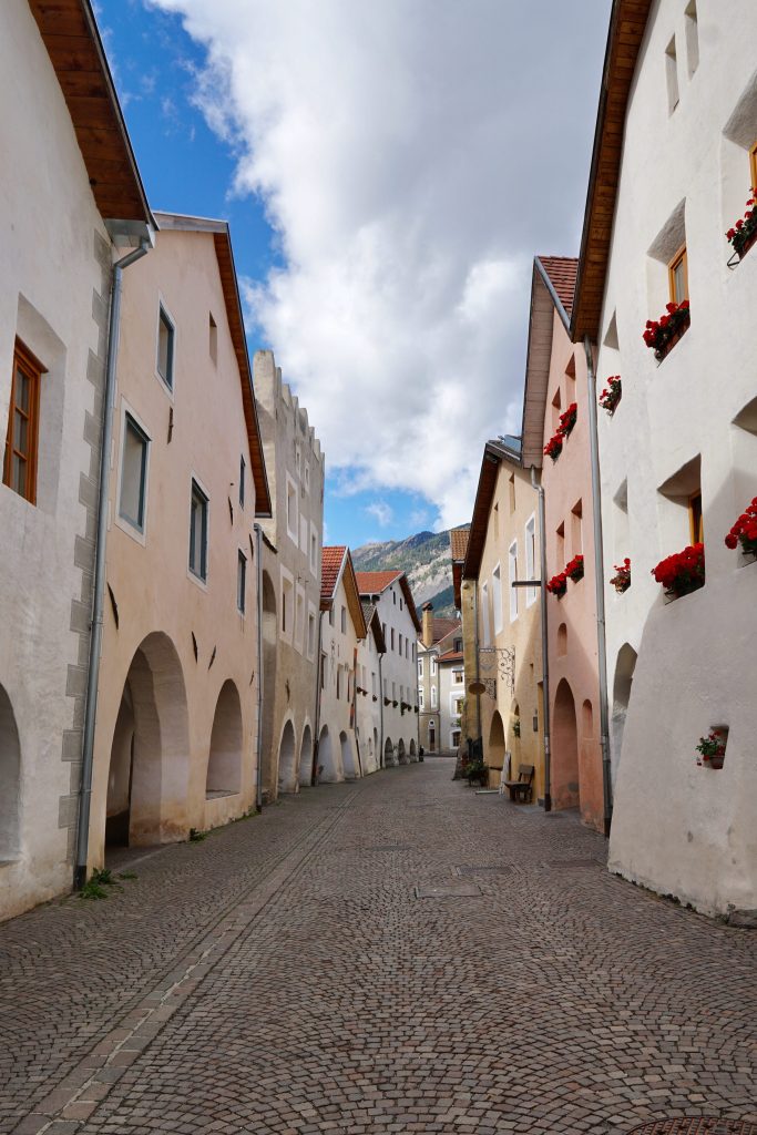 Häuser in Glurns im Vinschgau