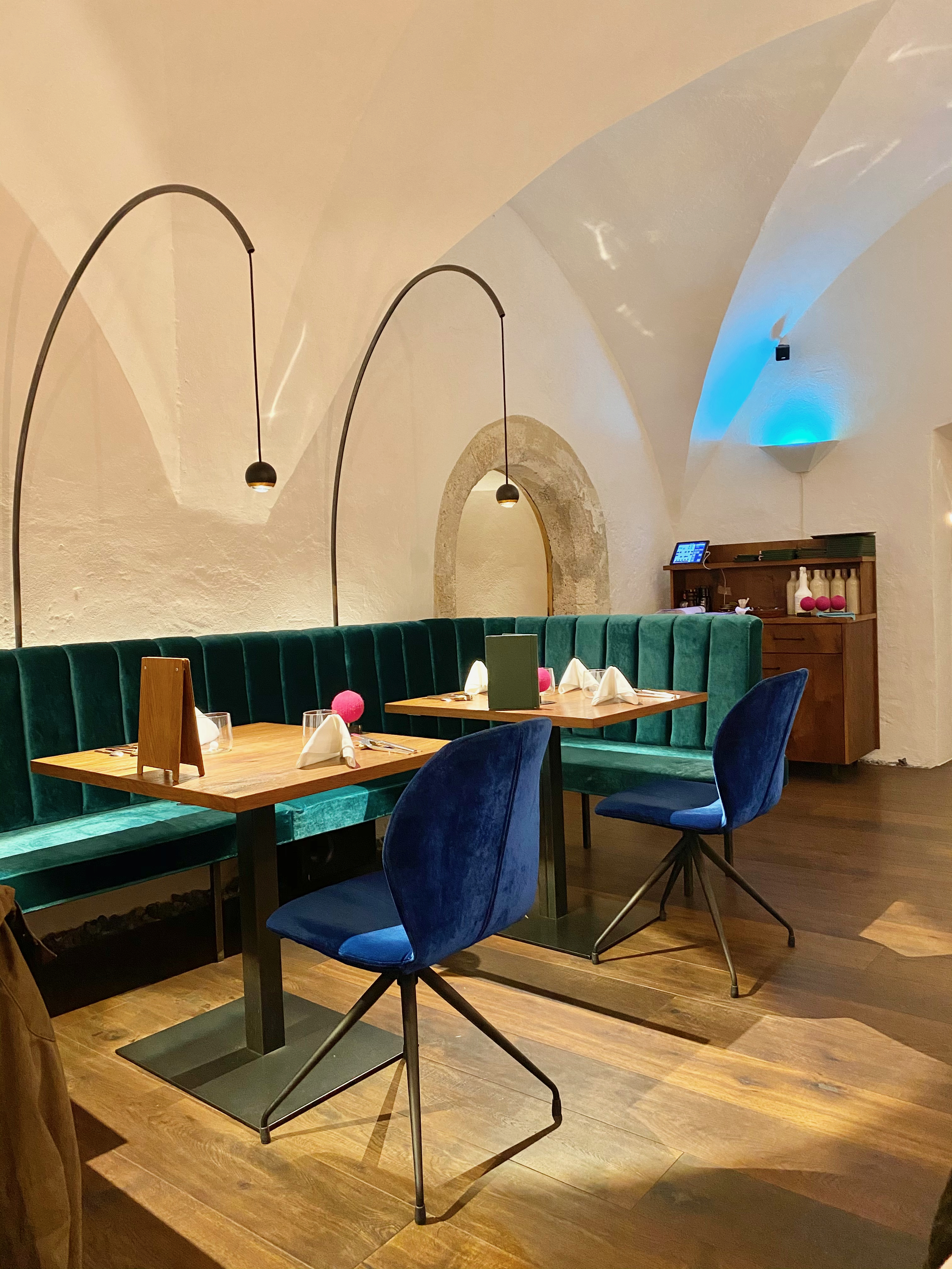 Tische im Flurin in Glurns/Vinschgau