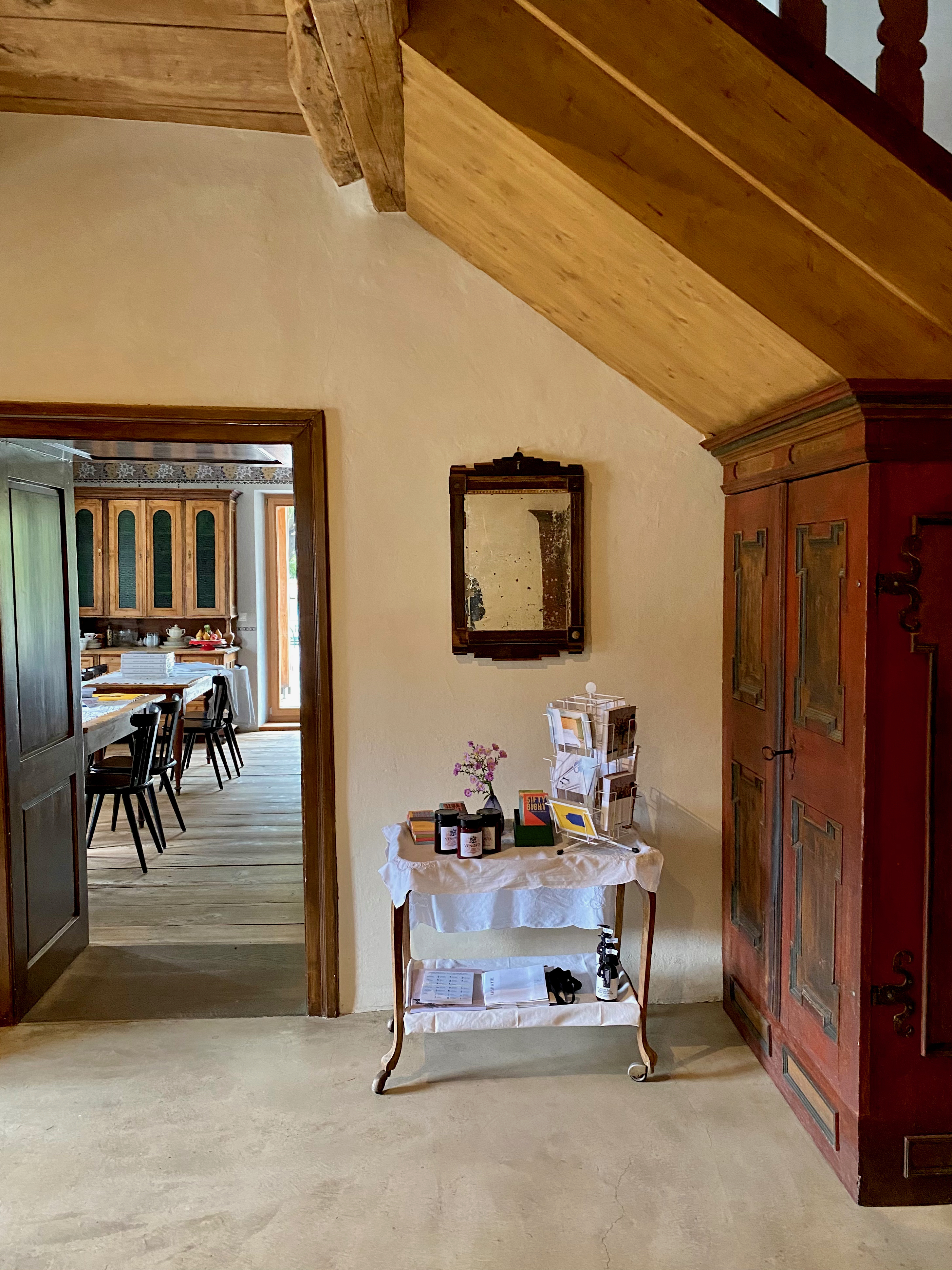 Eingangsbereich im B&B Zum Riesen in Tarsch/Vinschgau